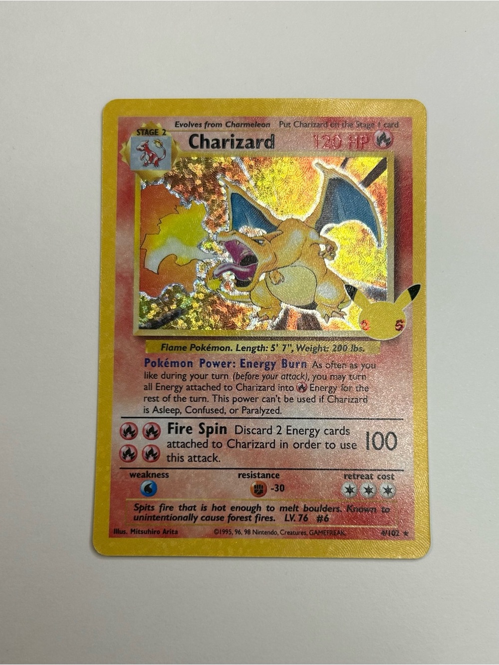 Charizard Celebrations Classic Holo